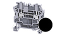Клемма проходная CY2.5BK /5x50mm, винтовая, 2 присоед., 2,5(max 4)mm2, 24A, 1000V, черная от интернет-магазина amperkin.by