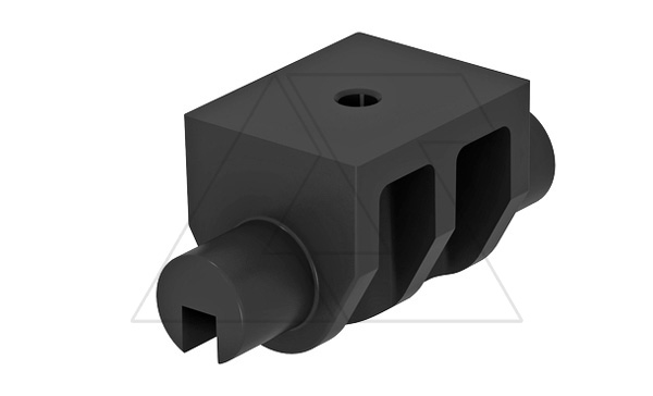 Адаптер 165 MBG UH универсальный, для держателя 165 MBG, UV-resistant, черный, полипропилен