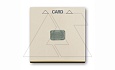 Basic 55 - Лицевая панель для выключателя с ключом-карточкой механизм 2025U (сл.кость) от интернет-магазина amperkin.by