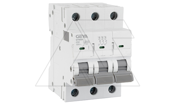 Авт. выключатель GYM9H-3P-32C, 3P, 32A, хар-ка C, 10kA, 3M