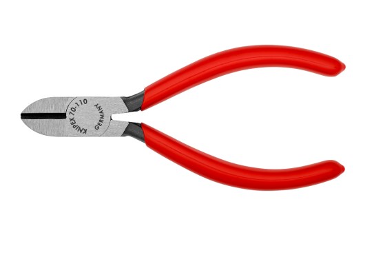 Бокорезы, L-110 мм, твёрдость кромок 62 HRC, чёрные, обливные рукоятки (KNIPEX)