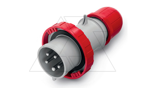 Разъем пром. силовой CEE кабельный, штекер, 32A, 3P+N+E 6h, 346_415VAC 50/60Hz, IP66/IP67/IP69, серия OPTIMA
