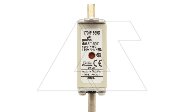 Вставка плавкая NH, 160A, 690VAC, размер 000, тип aR, с двойной индикацией