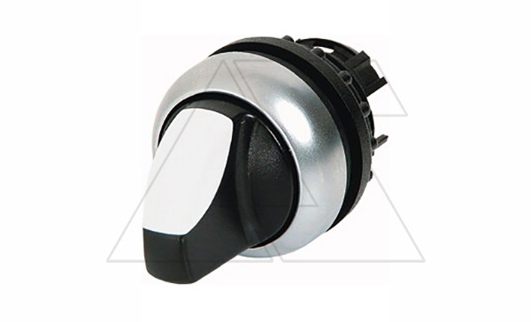 Переключатель 0-I (60o, фикс.) с белой рукояткой с подсв. Titan M22-WRLK-W, IP66