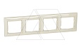 Valena - Рамка 4 поста верт/гориз, слоновая кость (инд. упаковка) от интернет-магазина amperkin.by