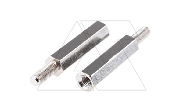 Стойка металлическая резьбовая h=60mm, d=10mm, с резьбой M6