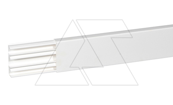 DLP - Мини-канал, с 2-мя перегородками, 3 секции, 75х20 белый, ПВХ