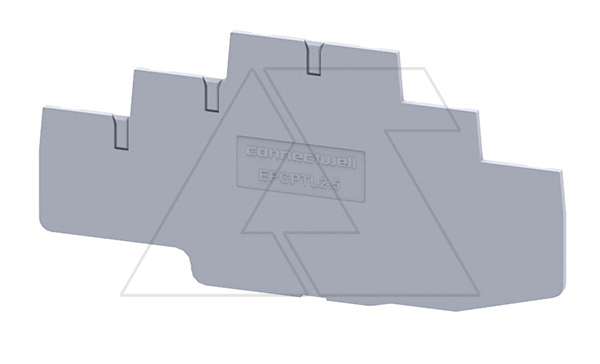 Крышка концевая EPCPTL2.5 /1,5mm, для клемм CPTL2.5,CPTLG2.5, серая