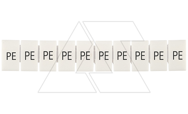 Маркировка клеммных модулей CA509/K5/H/PE для клемм 5mm, гориз. "PE" (упак. 100шт.)