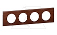 Celiane - Рамка 4 поста орех от интернет-магазина amperkin.by