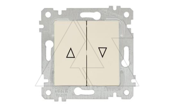 Rita - Выключатель для управления рольставнями, пруж. зажимы, сл.кость