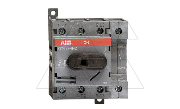 Выкл. нагрузки OT63F4N2, 63A 4P 4M рукоятка спереди