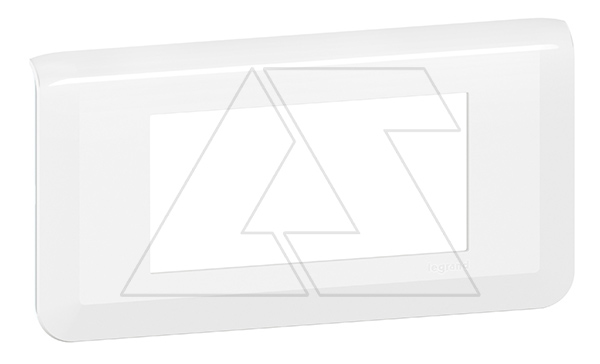 Mosaic - Рамка 4М, горизонтальная, белый (суппорт 80252)