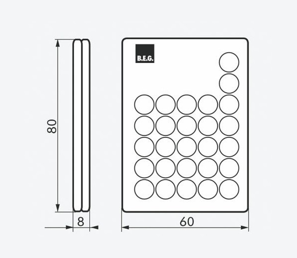 Пульт настройки и управления B.E.G. IR-RC от интернет-магазина amperkin.by