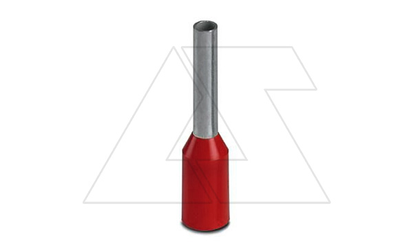 Кабельный наконечник AI 1 - 8 RD изолированный, сечение 1mm2, длина 8mm, красный (упак. 100шт.)