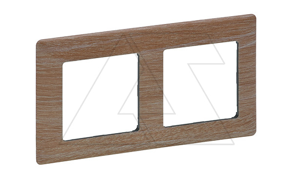Valena Life - Рамка 2 поста верт/гориз, светлое дерево