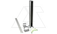 Мини-колонна 0,68m, 1 секция, корпус и крышка из алюминия, цвет алюминий от интернет-магазина amperkin.by