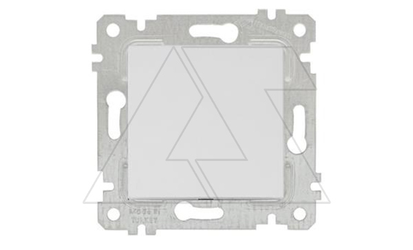 Rita - Выключатель двухполюсный, пруж. зажимы, белый