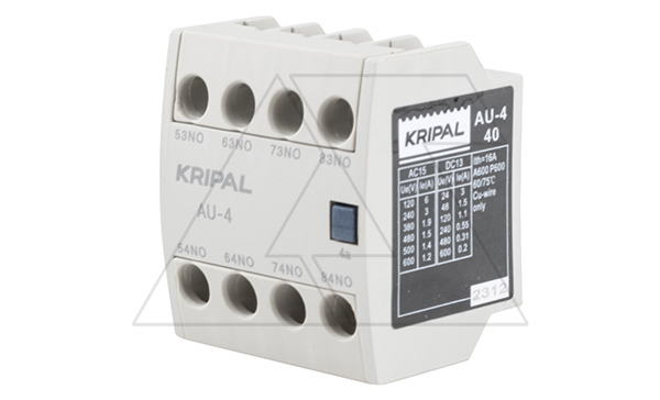 Блок-контакт вспом. AU-4-40, 4NO, фронт. монтаж, для контакторов UKC(D)-9_95