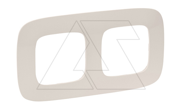 Valena Allure - Рамка 2 поста верт/гориз, слоновая кость