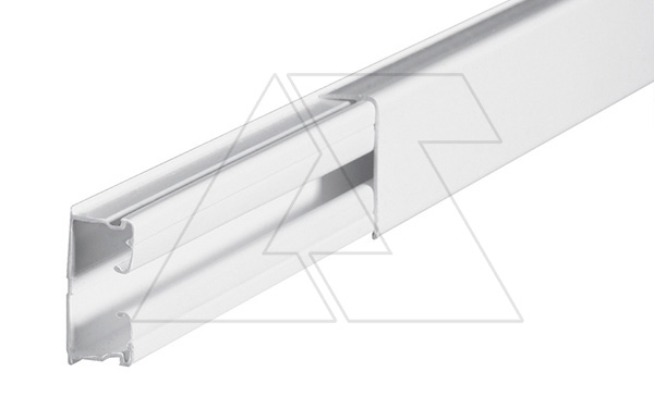 DLP - Мини-канал, без перегородки, 1 секция, 32х16 белый, ПВХ