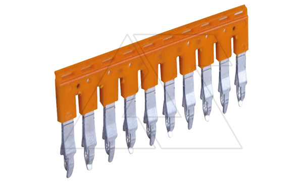 Перемычка JX4/8 на 8 полюсов, для клемм CY,CX,CP 6mm, 32A, оранжевая