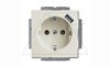 Basic 55 - Розетка 2P+E нем. стд. + USB (шале-белый) от интернет-магазина amperkin.by