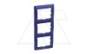 Galea Life - Рамка Metallic на 3 поста вертикальная, Magic Blue от интернет-магазина amperkin.by