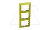 Galea Life - Рамка Metallic на 3 поста вертикальная, Magic Green от интернет-магазина amperkin.by