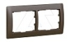 Galea Life - Рамка на 2 поста горизонтальная, Dark Bronze от интернет-магазина amperkin.by