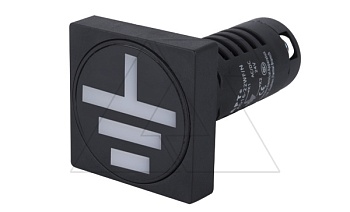 Указатель положения заземлителя AD16-22, "земля" красный, 220VAC/DC, 22mm, IP54