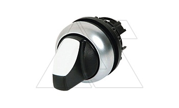 Переключатель I-0-II (40o, возвр.) с белой рукояткой с подсв. Titan M22-WLK3-W, IP67