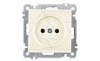 21 - Розетка 2P, сл.кость от интернет-магазина amperkin.by