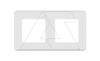 Inspiria - Рамка 2 поста (белая) от интернет-магазина amperkin.by