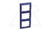 Galea Life - Рамка Metallic на 3 поста вертикальная, Magic Blue от интернет-магазина amperkin.by