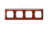 Basic 55 - Рамка на 4 поста (красный)