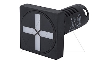 Указатель положения контактов AD16-22, "крест" красный/зеленый, 220VAC/DC, 22mm, IP54