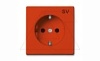 Basic 55 - Розетка 2P+E нем. стд. (оранжевый) от интернет-магазина amperkin.by