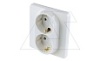Inspiria - Розетка 2x2P+E нем. стд. (белый) от интернет-магазина amperkin.by