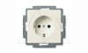 Basic 55 - Розетка 2P+E нем. стд. (шале-белый) от интернет-магазина amperkin.by