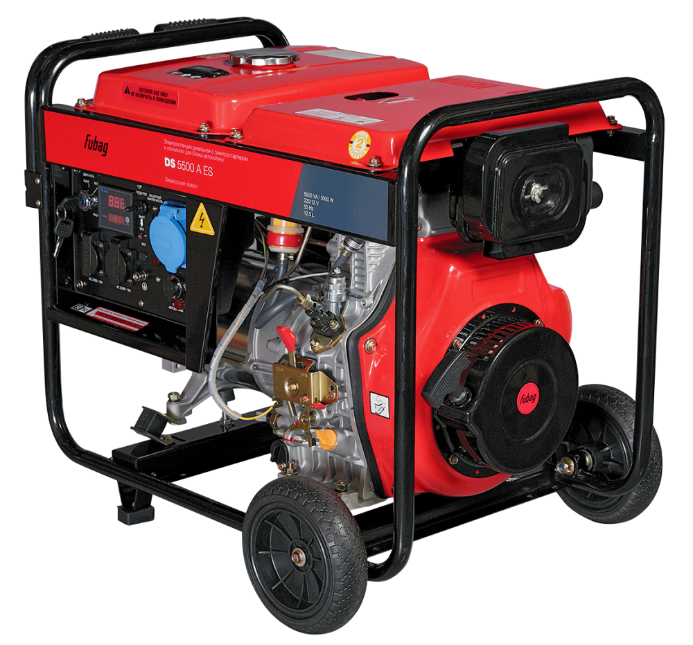 Генератор дизельный FUBAG DS 5500 A ES с электростартером и коннектором автоматики от интернет-магазина amperkin.by