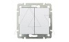 Valena - Переключатель на 2 направления двухклавишный, белый от интернет-магазина amperkin.by