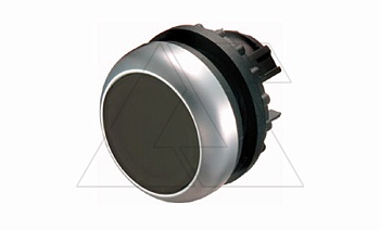 Кнопка черная Titan M22-DR-S, фиксация, IP67