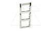 Galea Life - Рамка Metallic на 3 поста вертикальная, Chrome