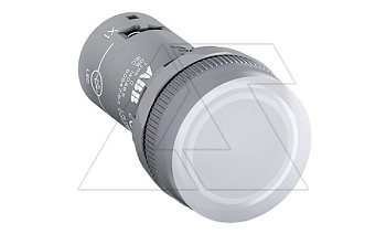 Светосигнальная арматура CL2-523C, белая, 230VAC, IP66, 22mm