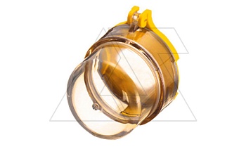 Колпачок пломбировки M22-PL-PV, прозрачный, с возможностью проталкивания, для M22-(S)-PV, M22(S)-PVL, M22-PVS