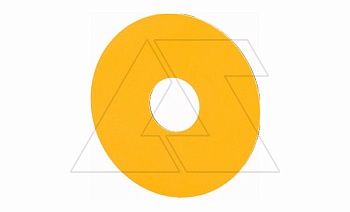 Кольцо желтое Titan M22-XAK для кнопок аварийного останова, без надписей,d=90мм