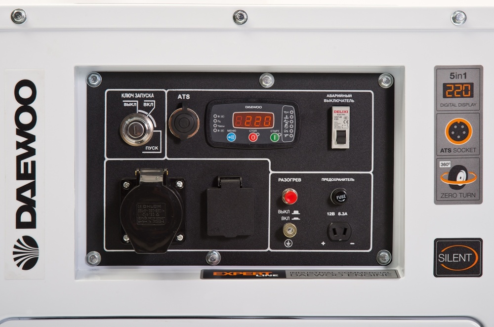 Генератор дизельный DAEWOO DDAE 10000SE в кожухе от интернет-магазина amperkin.by