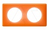 Celiane - Рамка 2 поста оранжевый муар