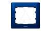 Galea Life - Рамка Metallic на 1 пост, Magic Blue